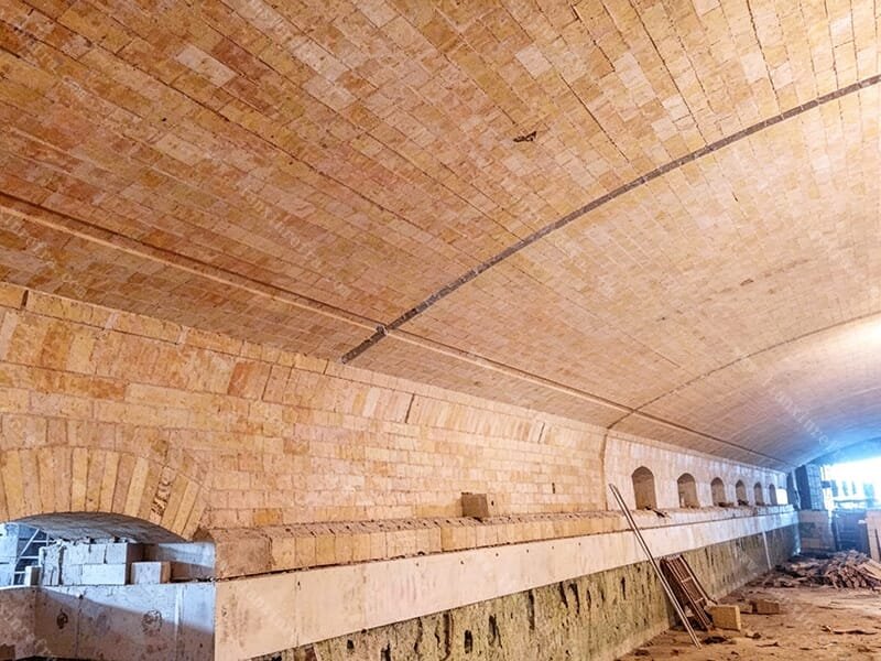 silica bricks for glass kilns